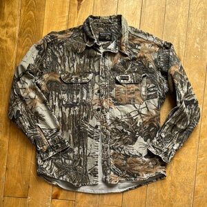 Men's Realtree Camouflage Button Down